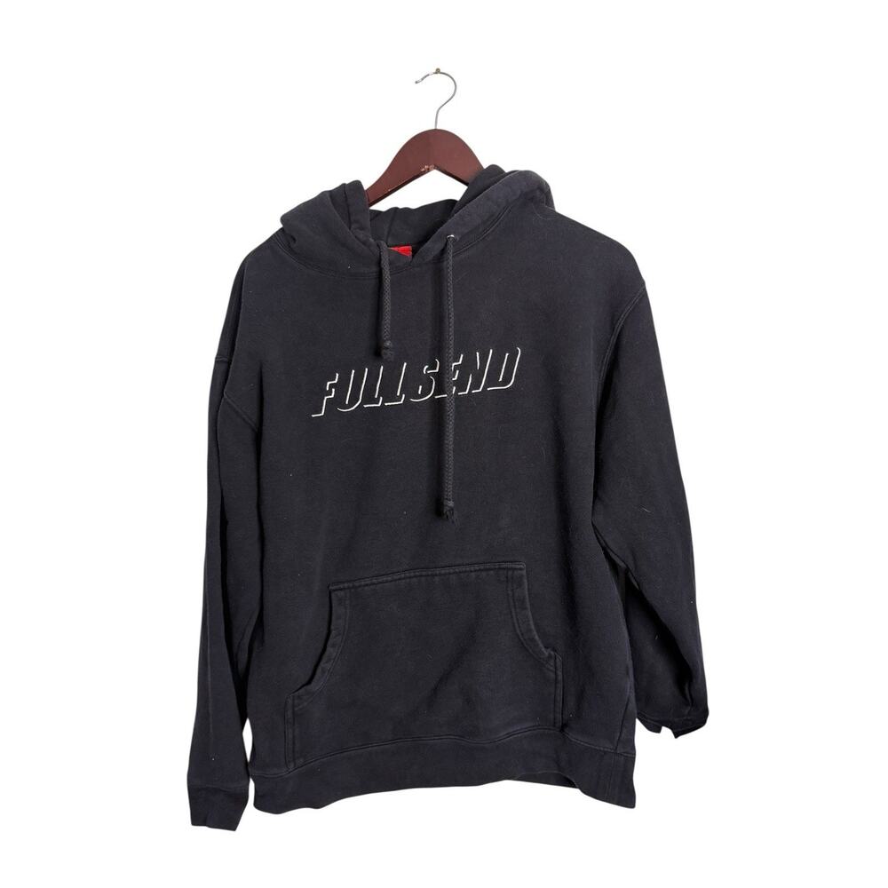 Full Send‎ Men’s Black Hoodie Embroidered Sweatshirt Size M